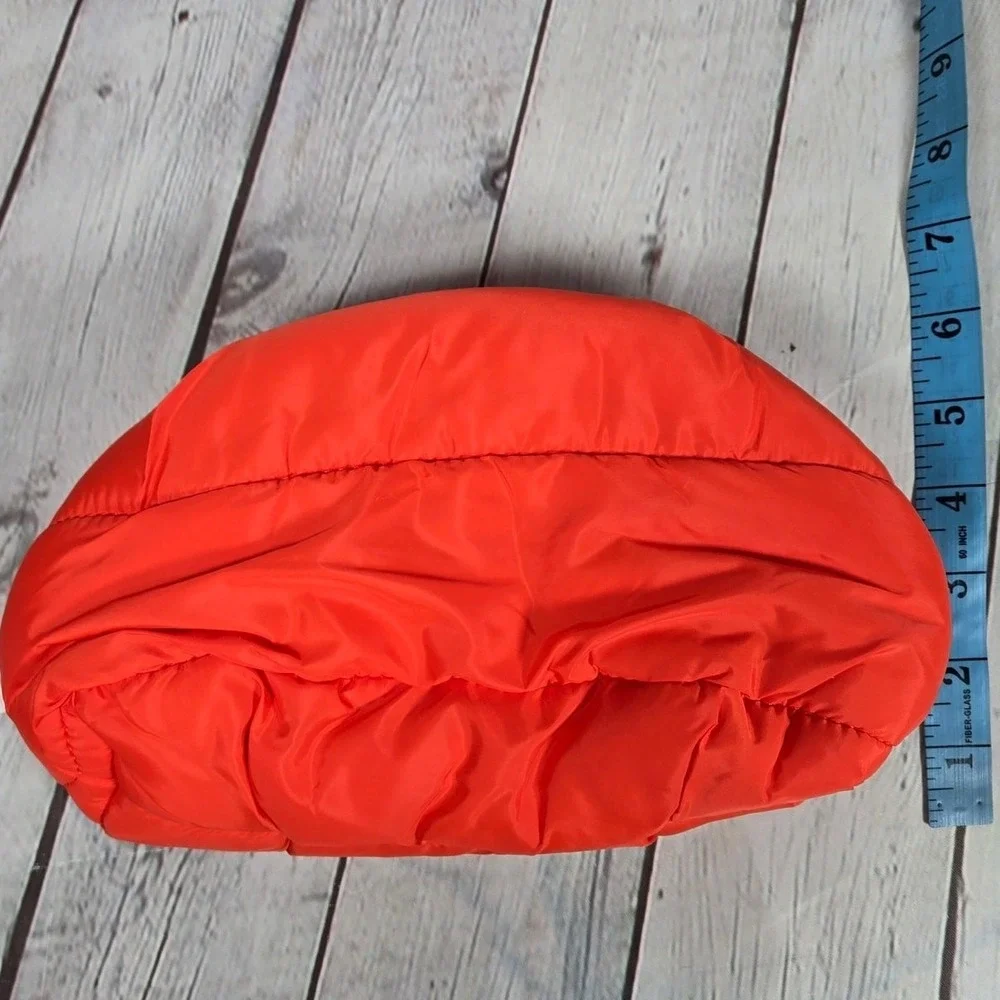 Aerie‎ Offline Puffer Pouch Bag Red Small Makeup Travel Zip Closure Bag
